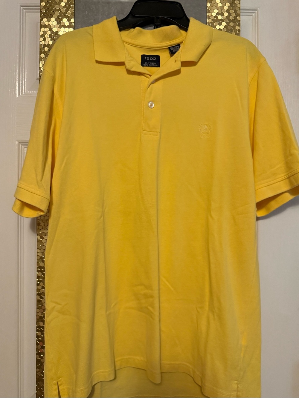 Izod Yellow Men's Polo Shirt